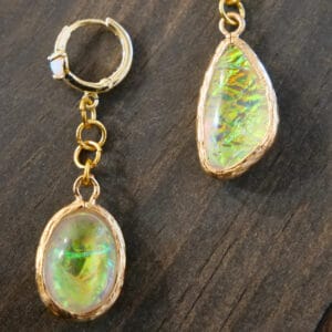 Asymmetrical Iridescent Earrings