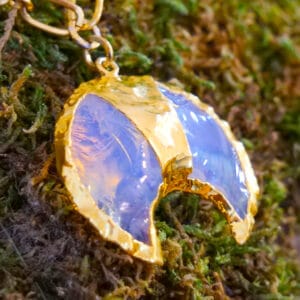 Opalite Crescent Moon